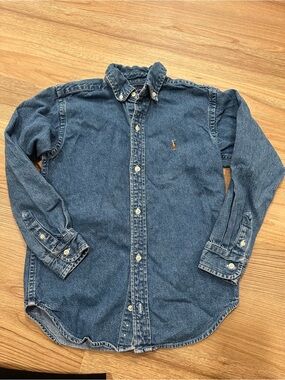 Denim Button-Down Shirt